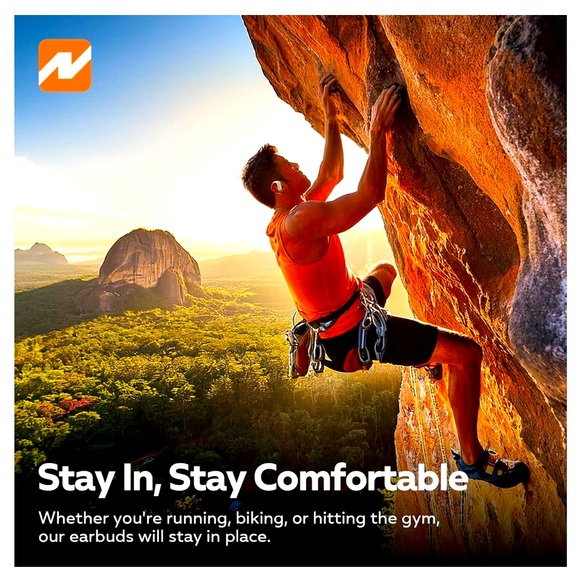 Nutshell Wireless Earbuds, 12H Nonstop, Customized App, Deep Bass, Clear Calls, - Picture 3 of 9